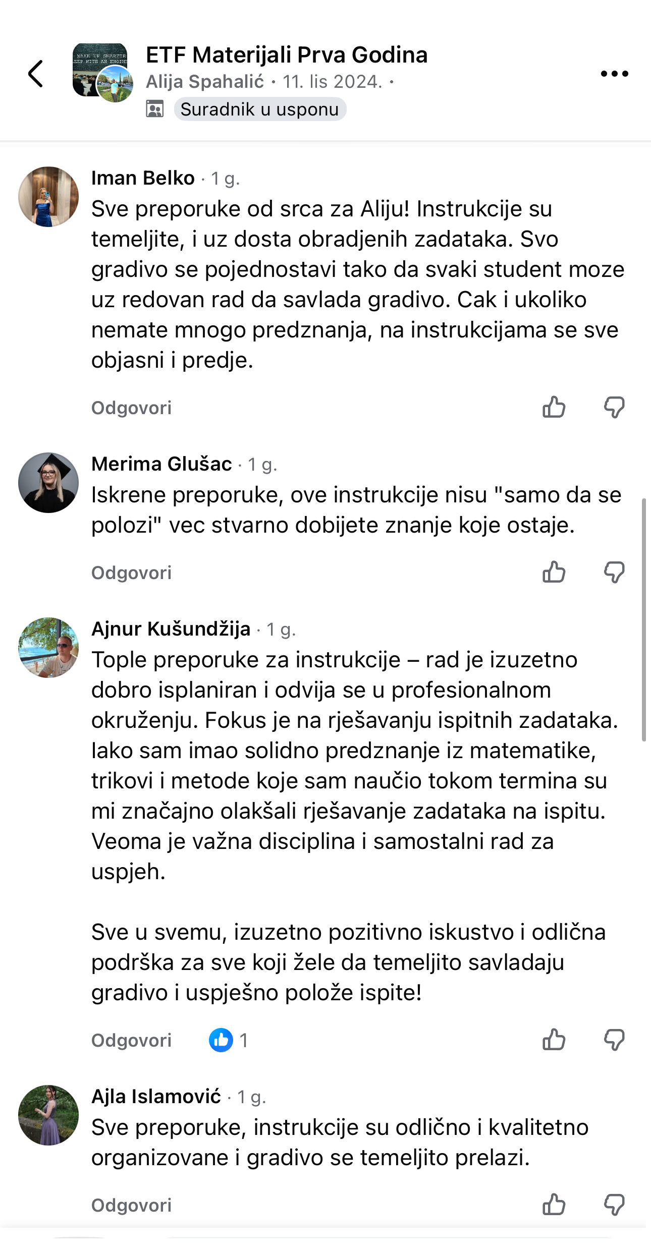 Screenshot recenzije 2, 2023/2024