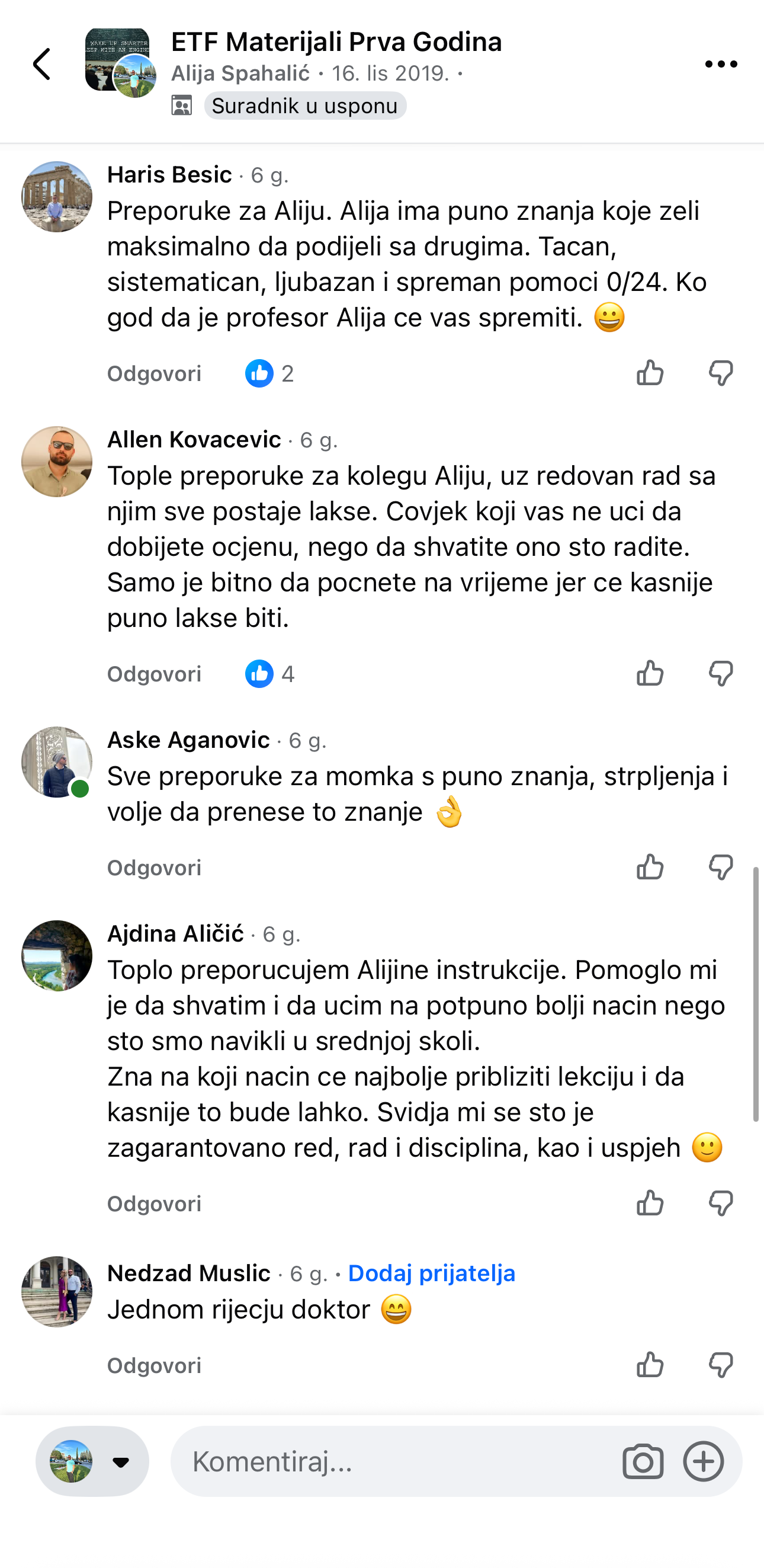 Screenshot recenzije 34, 2018/2019