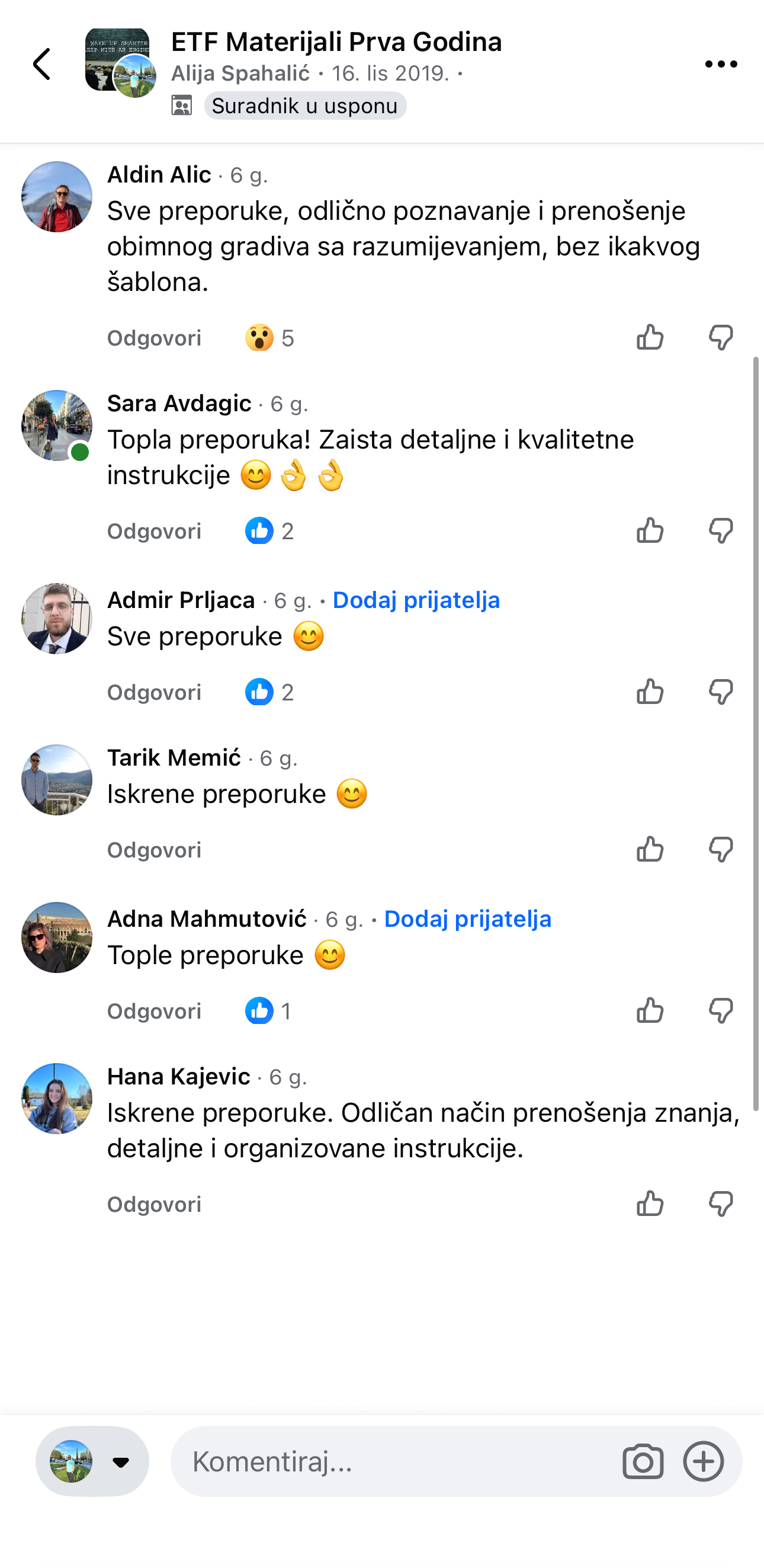 Screenshot recenzije 37, 2018/2019